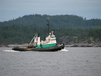 Tug in Agamemnon Channel